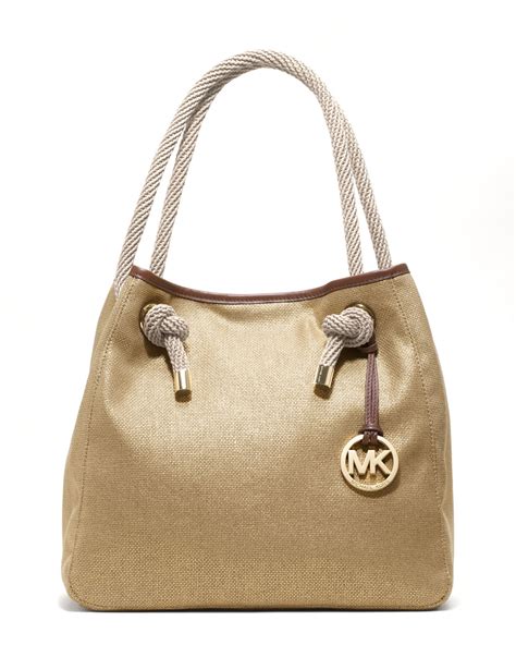 michael kors marina striped canvas grab bag|Michael Kors Marina Tote Bags for Women for sale .